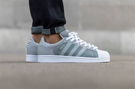 adidas originals superstar weave clear grey